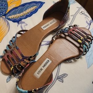 Steve Madden Multicolor Strappy Sandals